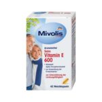 سافت ژل ویتامین Mivolis E 600iu موولیس (42 عددی)