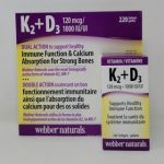 سافت ژل ویتامین Webber Naturals K2 +D3 وبر نچرالز (220 عددی) - تصویر 4