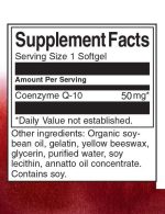 سافت ژل کوآنزیم Coenzyme Q10 100mg سوانسون (50 عددی) - Image 2