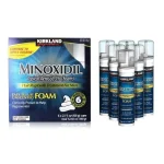 فوم رشد مجدد مو و ضد ریزش مو مردانه کرکلند ماینوکسیدل 5% KIRKLAND Minoxidil Topical Aerosol 5% Foam Hair Regrowth teartment