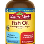 قرص امگا 3 Fish Oil 1200mg نیچرمید NatureMade (300 عددی)