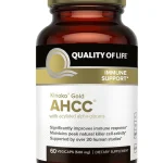 مکمل Kinoko Gold AHCC Premium – 500 میلی گرم AHCC تبخال و زگیل تناسلی در هر کپسول – از سلامت ایمنی، عملکرد کبد، حفظ فعالیت سلول های کشنده طبیعی و افزایش تولید سیتوکین – 60 کپسول گیاهی
