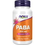 کپسول سلامت پوست پابا ناو NOW PABA 500mg (100 عددی) - تصویر 2