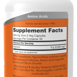 کپسول گلیسین NOW Glycine 1000mg (100 عددی) - Image 3