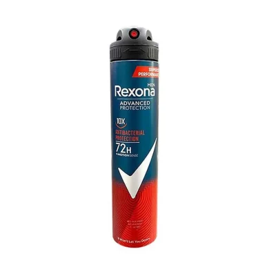 اسپری رکسونا مردانه ۷۲ ساعته مدل antibacterial protection