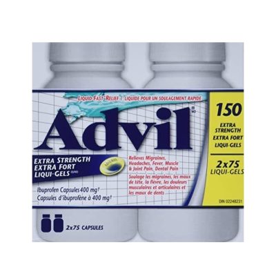سافت ژل ادویل Advil Extra Strenght 400mg (150 عددی)