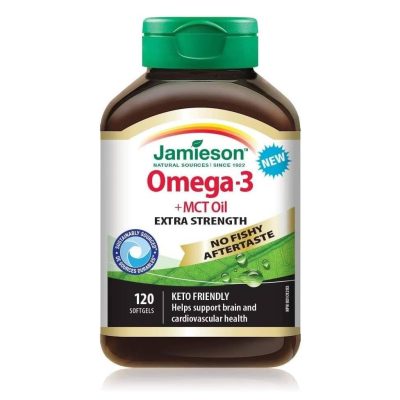 سافت ژل امگا Jamieson Omega3 + MCT Oilجیمیسون (120 عددی)