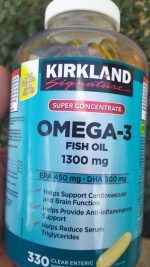 سافت ژل سوپر کنسانتره روغن ماهی امگا 3 Kirkland Super Concentrate Omega کرکلند 1300mg (330 عددی) - Image 2