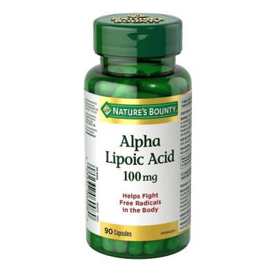 قرص آلفا لیپوئیک اسید Alpha Lipoic Acid 100mg نیچرز بونتی (90 عددی)