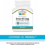 قرص آهن 21Century Iron 65mg قرن 21 (120 عددی) - Image 7