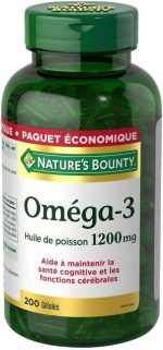 قرص امگا 3 Nature's Bounty 1200mg نیچرز بونتی (200 عددی) - Image 6