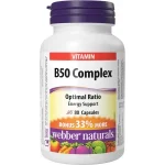 قرص ب کمپلکس Webber Naturals B50 Complex وبر نچرالز (80 عددی) - Image 15