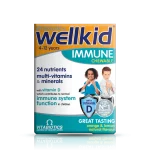 قرص تقویت سیستم ایمنی بدن کودک Wellkid Immune ویتابیوتیکس (30 عددی) - Image 6