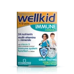 قرص تقویت سیستم ایمنی بدن کودک Wellkid Immune ویتابیوتیکس (30 عددی) - Image 7