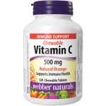 قرص جویدنی ویتامین Webber Naturals Chewable C 500mg وبر نچرالز (120 عددی) - Image 11