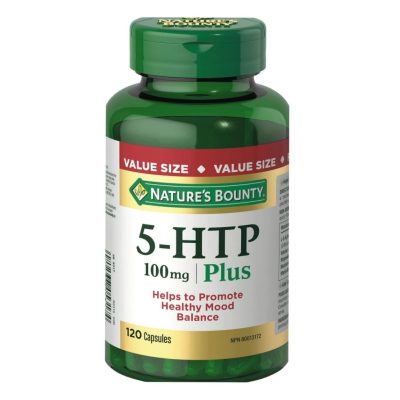 قرص خلق و خوی سالم Time Release 5-HTP 100mg نیچرز بونتی (120 عددی)