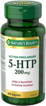 قرص خلق و خوی سالم Time Release 5-HTP 200mg نیچرز بونتی (45 عددی) - Image 4