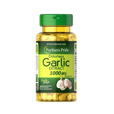 قرص سیر Garlic Extract 1000mg پوریتان پراید (100 عددی)