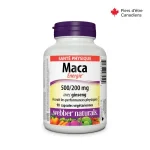 قرص ماکا Webber Naturals MACA Energy with Ginseng وبر نچرالز (90 عددی) - Image 11
