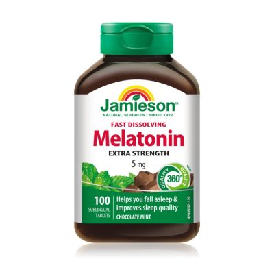 قرص ملاتونین Jamieson Melatonin 5mg Extra Strength جیمیسون (100 عددی)