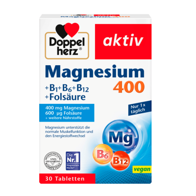 قرص منیزیم اکتیو 400mg (30 عددی)