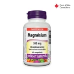 قرص منیزیم اکساید Webber Naturals Magnesium Oxide 500mg وبر نچرالز (60 عددی) - Image 11