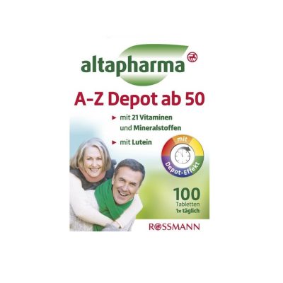قرص مولتی ویتامین آلتافارما A-Z Depot ab 50 (100 عددی)