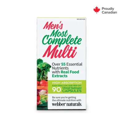 قرص مولتی ویتامین مردانه Webber Naturals Men’s Multi Vitamin وبر نچرالز (90 عددی)