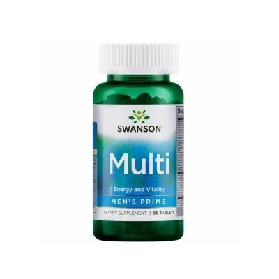 قرص مولتی ویتامین پرایم مردانه Swanson Multivitamin Prime For Men سوانسون ( 90 عددی)