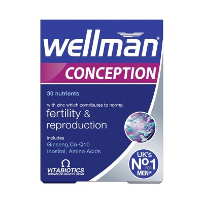 قرص مکمل باروری آقایان ولمن Wellman Conception ویتابیوتیکس (30 عددی)
