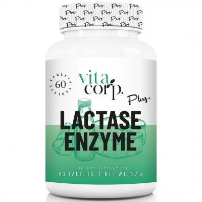 قرص هضم لاکتوز Lactase Enzyme ویتاکورپ (60 عددی)