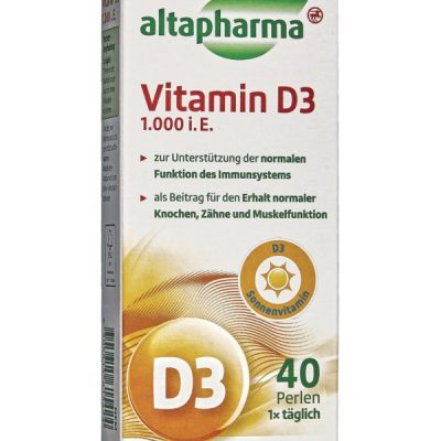 قرص ویتامین D3 1000 آلتافارما (40 عددی)