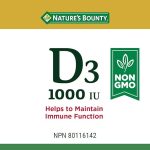 قرص ویتامین D3 1000iu نیچرز بونتی (400 عددی) - Image 4