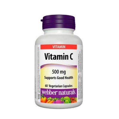 قرص ویتامین Webber Naturals C 500mg وبر نچرالز (60 عددی)