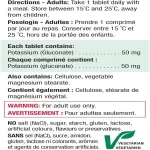 قرص پتاسیم Jamieson Potassium Gluconate 50mg جیمیسون (100 عددی) - Image 3