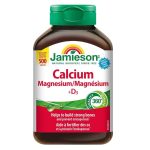قرص کلسیم منیزیم Jamieson Calcium Magnesium + D3 جیمیسون (500 عددی)