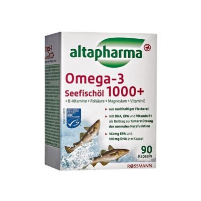 قرص Omega 3 امگا 3 1000mg آلتافارما  (90 عددی)