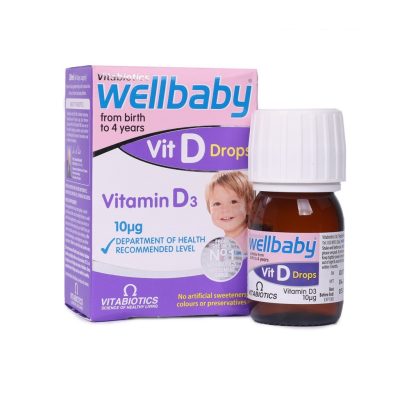 قطره D3 کودک ولبیبی Wellbaby ویتابیوتیکس (30 میل)