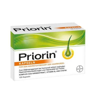 پریورین آلمانی برای ریزش موی هورمونی ویاارثی  120کپسول  (Priorin-kapseln-120KAP)اصلی