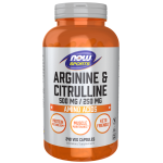 کپسول ال-آرژنین و سیترولین NOW L-Arginine 500mg & Citrulline 250mg (240 عددی) - Image 8