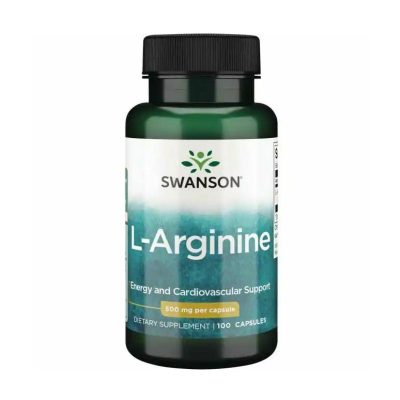 کپسول ال-آرژنین L-Arginine 500 Mg سوانسون (100 عددی)