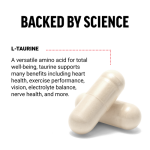 کپسول ال-تائورین ForceFactor L-Taurine 500mg (180 عددی) - Image 2
