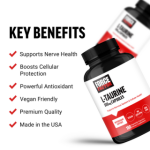 کپسول ال-تائورین ForceFactor L-Taurine 500mg (180 عددی) - Image 5