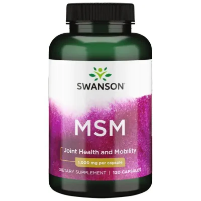کپسول تقویتی مفاصل Swanson MSM 1000mg سوانسون (120 عددی)
