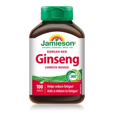 کپسول عصاره جینسینگ کره ای Jamieson Korean Red Ginseng جیمیسون (100 عددی)