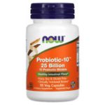 پروبیوتیک ناو(۵۰عددی) NOW Foods Probiotic-10 25 Billion - تصویر 2