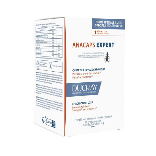 دوکری قرص ضدریزش آناکپس اکسپرت Expert (90 عددی) Ducray Anacaps Expert_6864d72981f39.jpeg