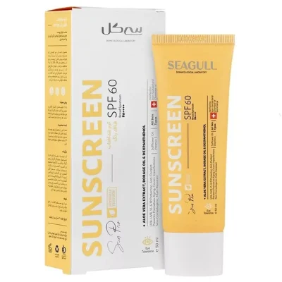 ضدآفتاب بی رنگ انواع پوست سی گل spf100
