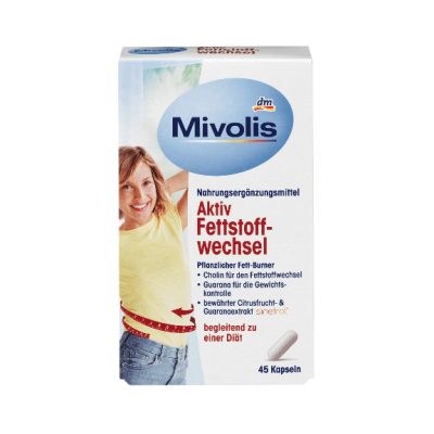 قرص لاغری گیاهی میولیس Mivolis Akiv Fettstoff Wechsel (45 عددی)