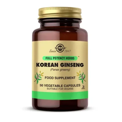 جینسینگ کره ای سولگار تقویت سیستم ایمنی و تمرکز SOLGAR Korean Ginseng